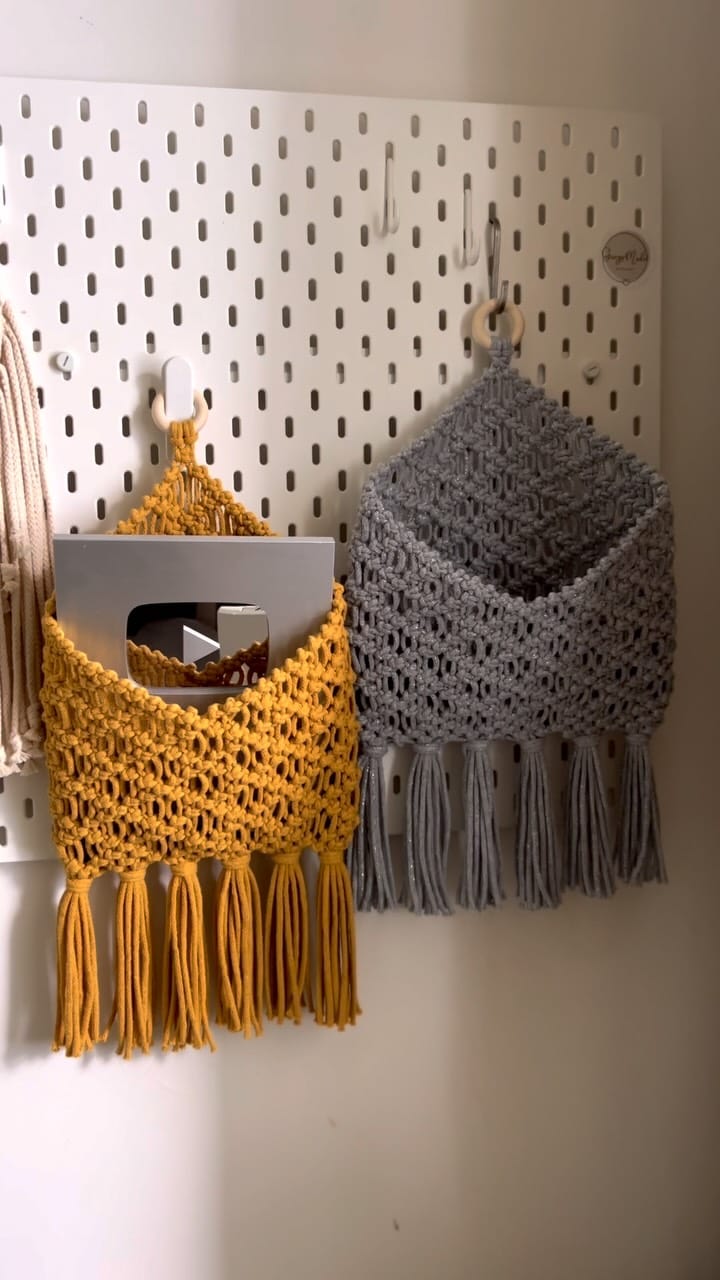 Post 7 by GreysMade - Macramé Patterns & Tutorials on Instagram (video)