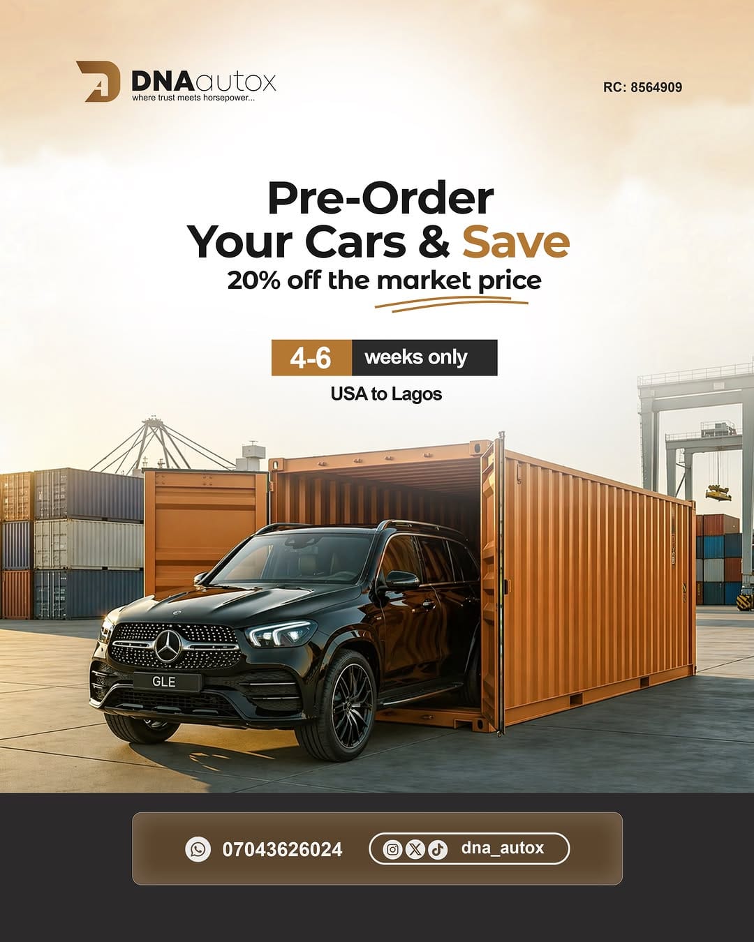 Post 3 by DNA AUTOS  |  Car Importer 🚘 on Instagram (image)