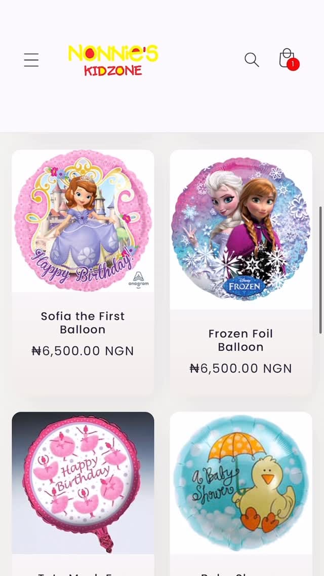 Post 1 by KIDS STORE IN LAGOS on Instagram (video)