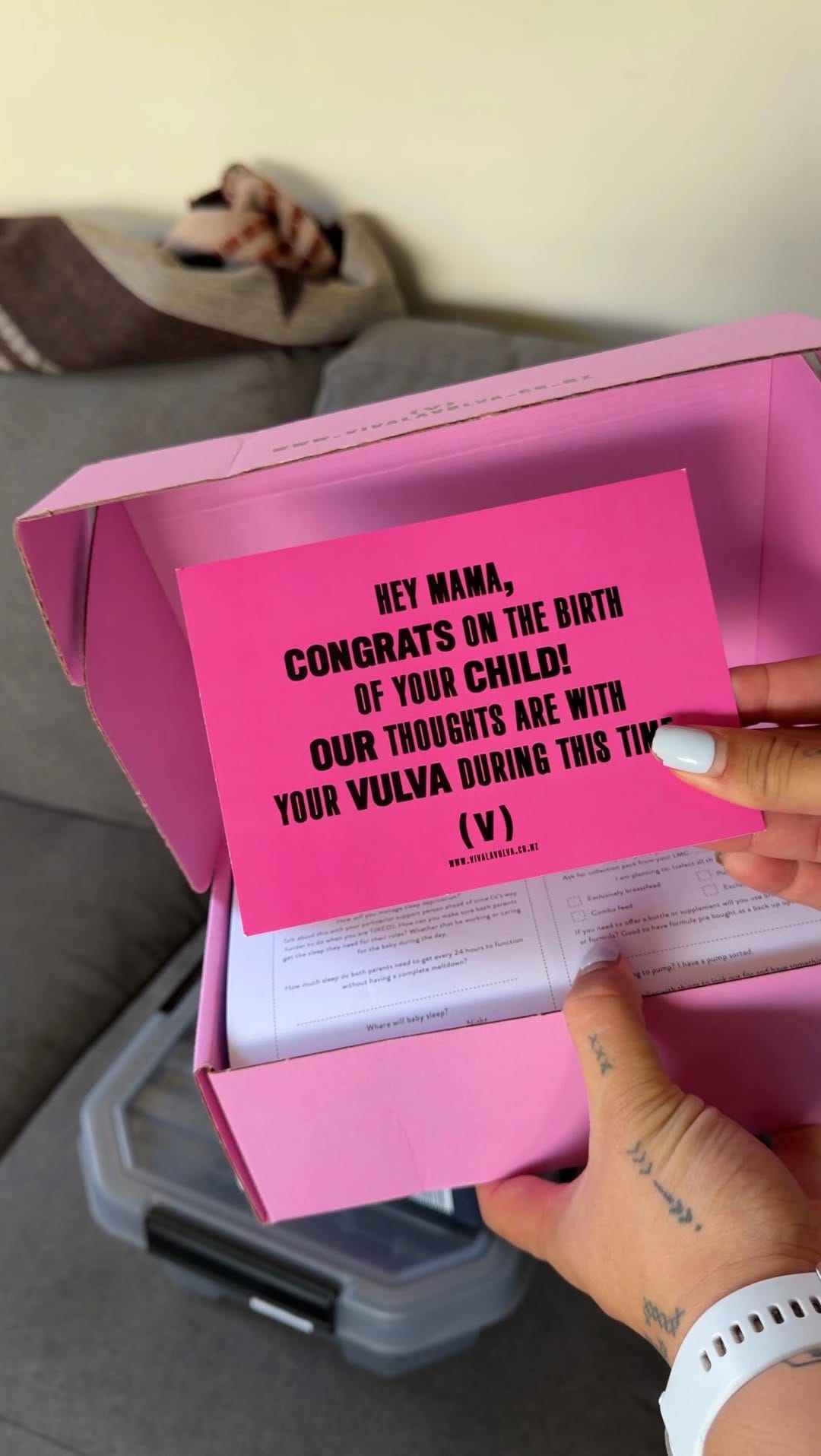 Post 3 by VIVA LA VULVA Postpartum Essentials on Instagram (video)
