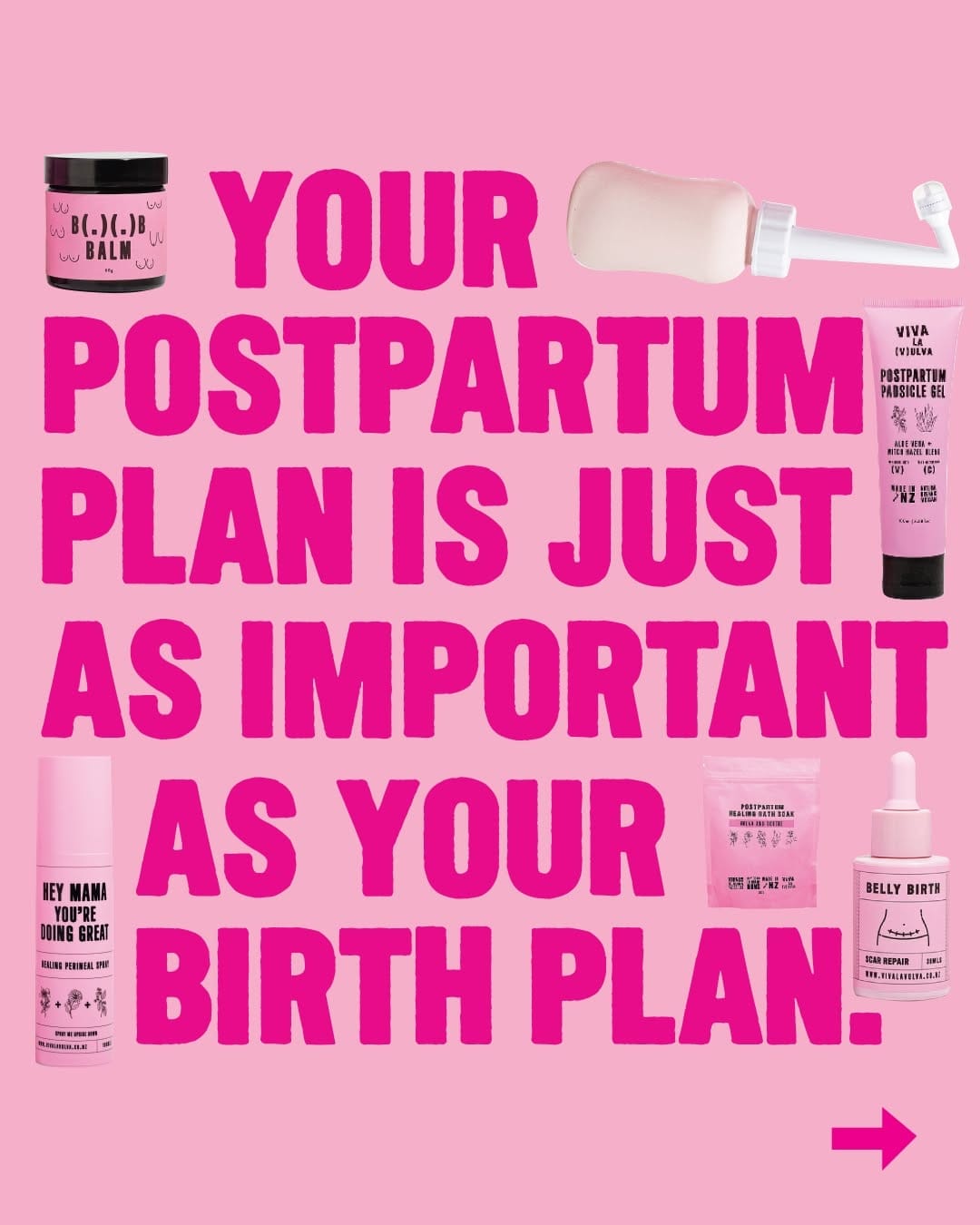 Post 10 by VIVA LA VULVA Postpartum Essentials on Instagram (carousel)