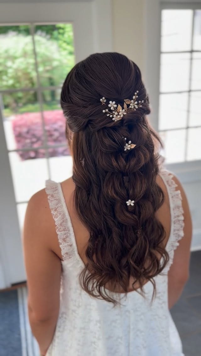 Post 6 by Haley • NC Bridal & Special Occasion Hair & Tutorials on Instagram (video)