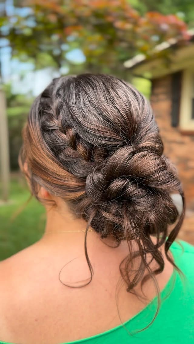 Post 1 by Haley • NC Bridal & Special Occasion Hair & Tutorials on Instagram (video)