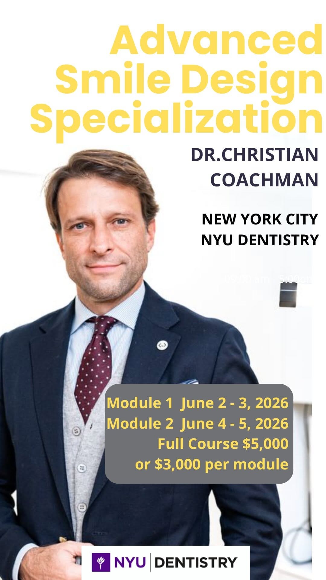 Post 10 by NYU Continuing Dental Education Program on Instagram (video)