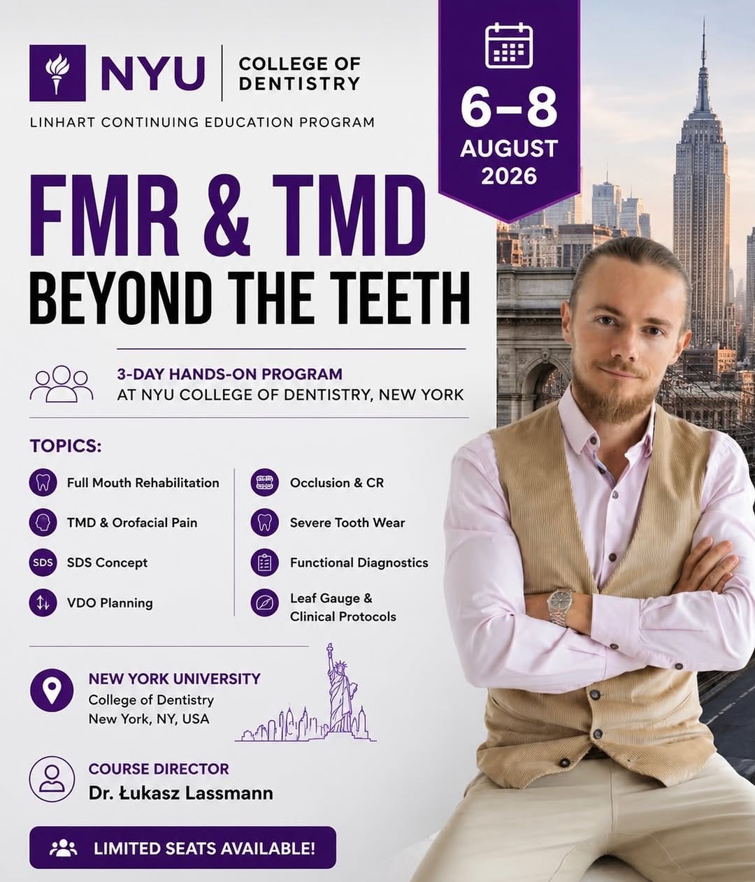 Post 6 by NYU Continuing Dental Education Program on Instagram (image)
