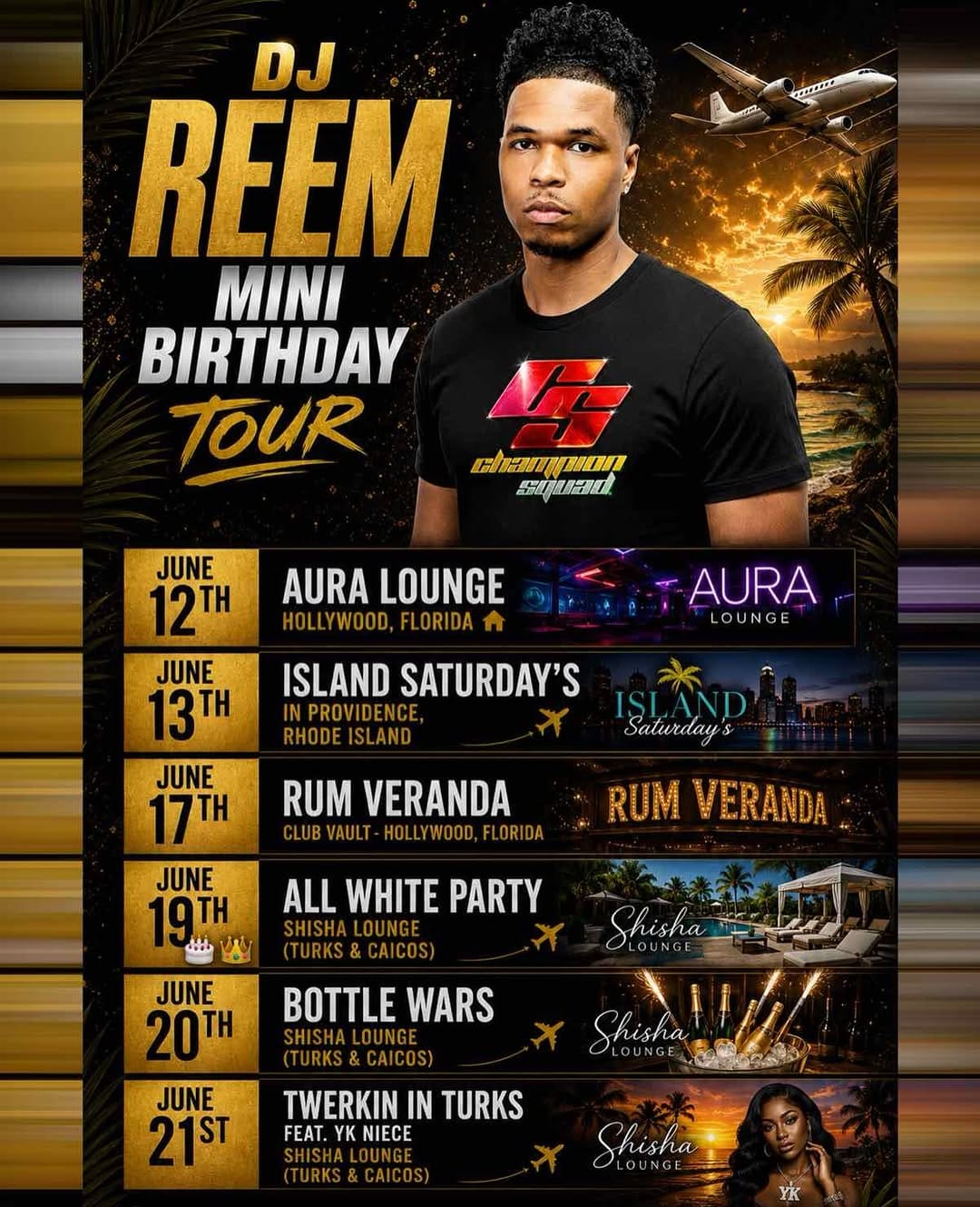 Post 1 by DJ REEM / CHAMPION SQUAD MUSIC on Instagram (image)