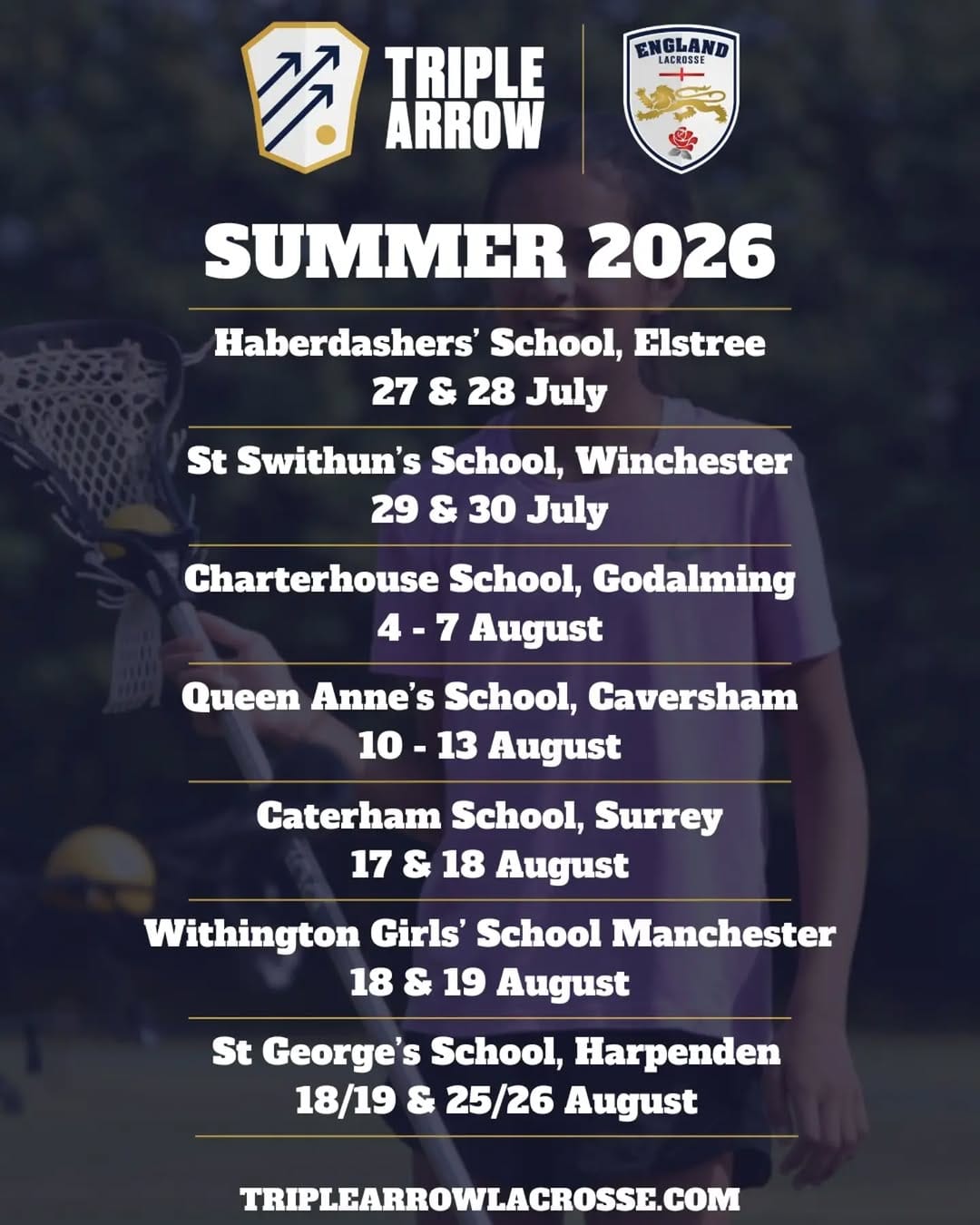 Post 5 by England Lacrosse 🥍 on Instagram (image)