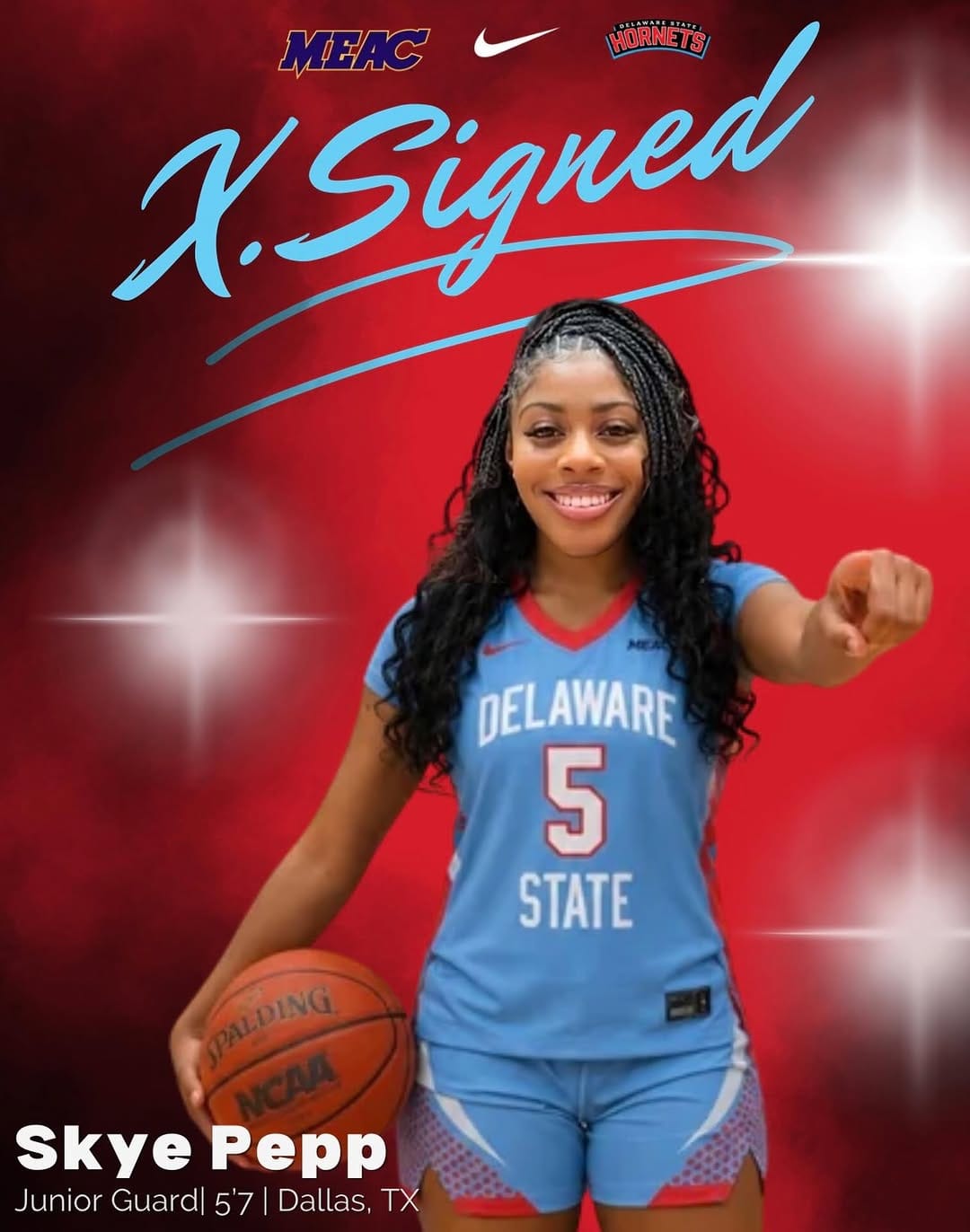 Post 2 by Delaware State Athletics on Instagram (image)