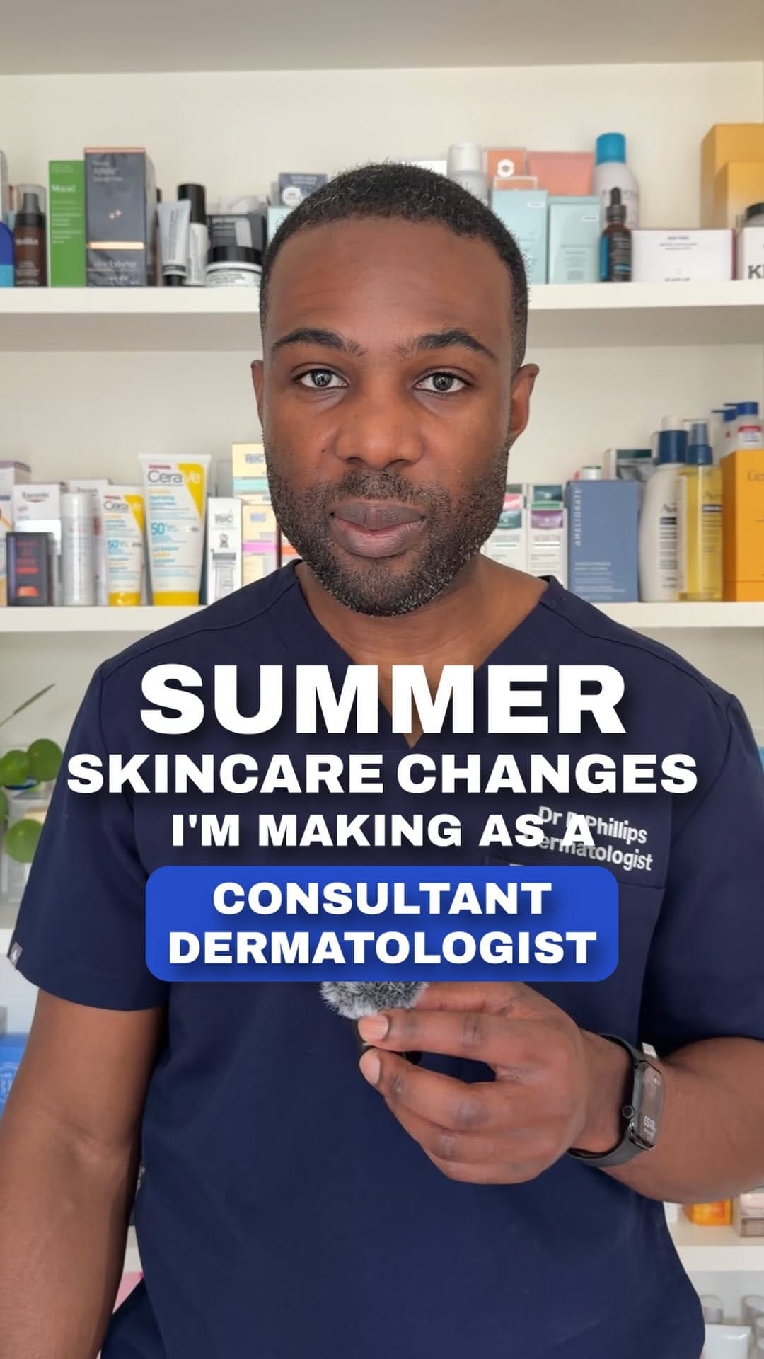 Post 5 by Dr Derrick Phillips | Consultant Dermatologist on Instagram (video)
