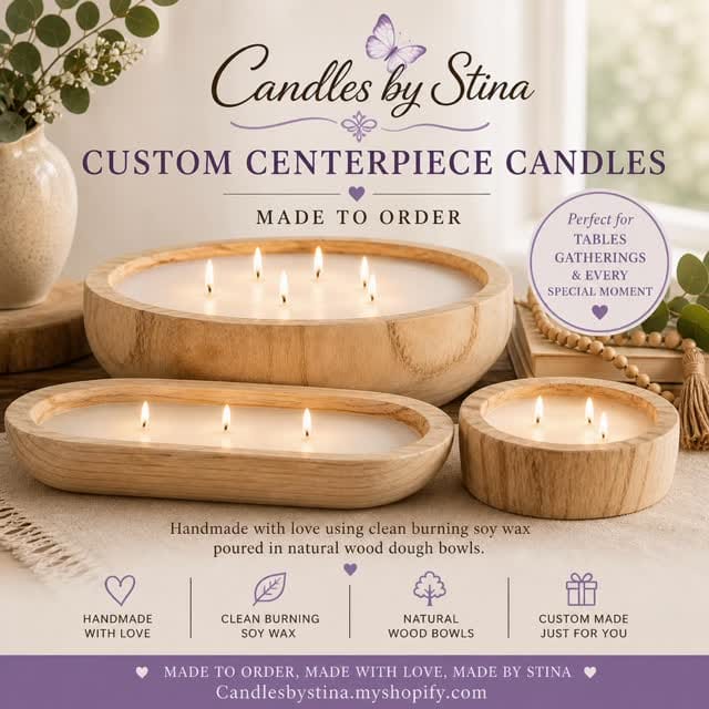 Post 1 by Candles by Stina on Instagram (video)