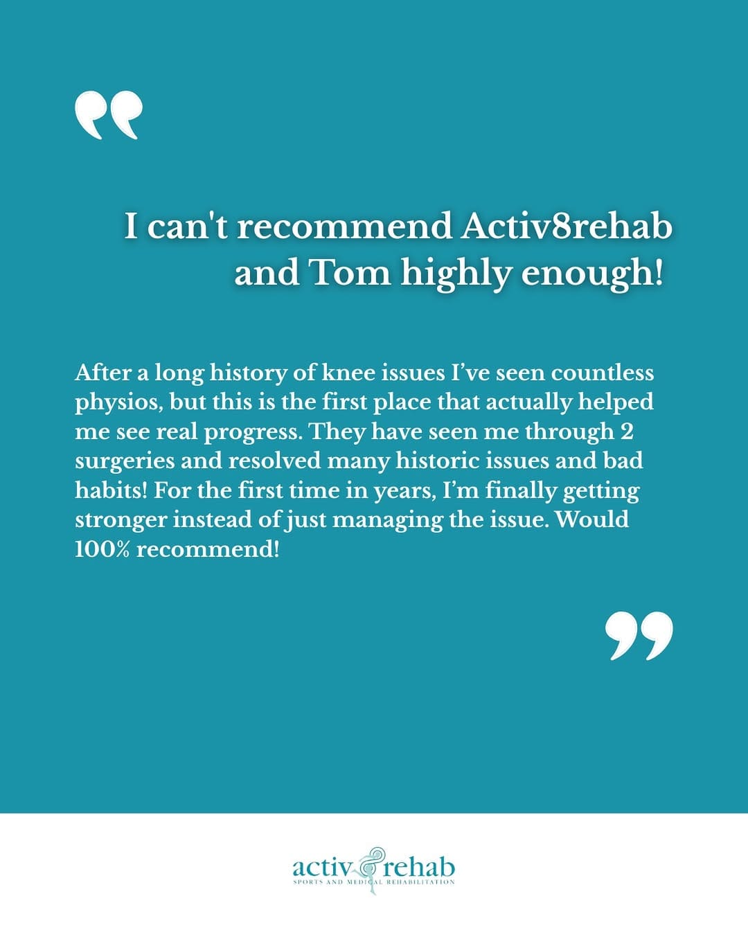 Post 8 by Activ8rehab on Instagram (image)