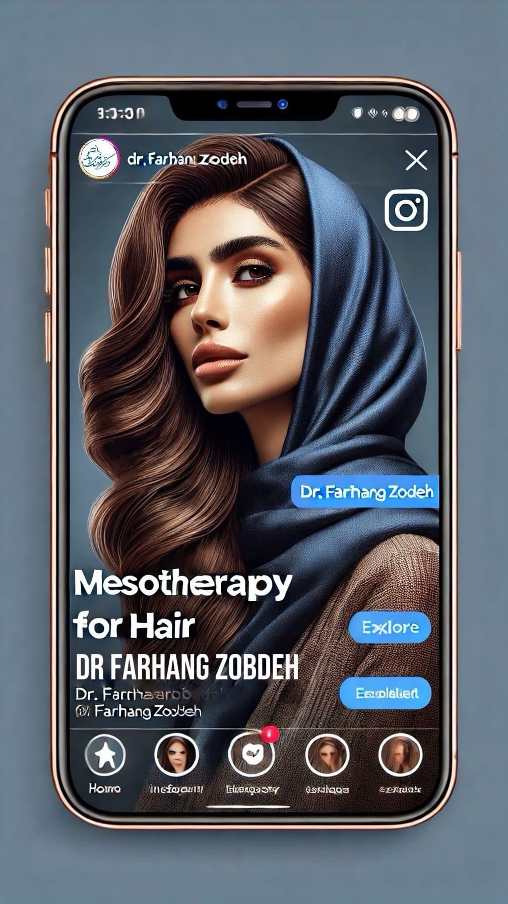 Post 2 by Dr Farhang Zobdeh  دکتر فرهنگ زبده on Instagram (video)