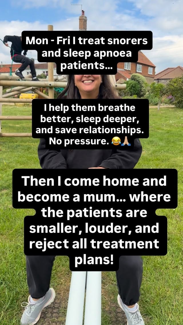 Post 7 by Dr. Clare Simon | Dental sleep medicine on Instagram (video)