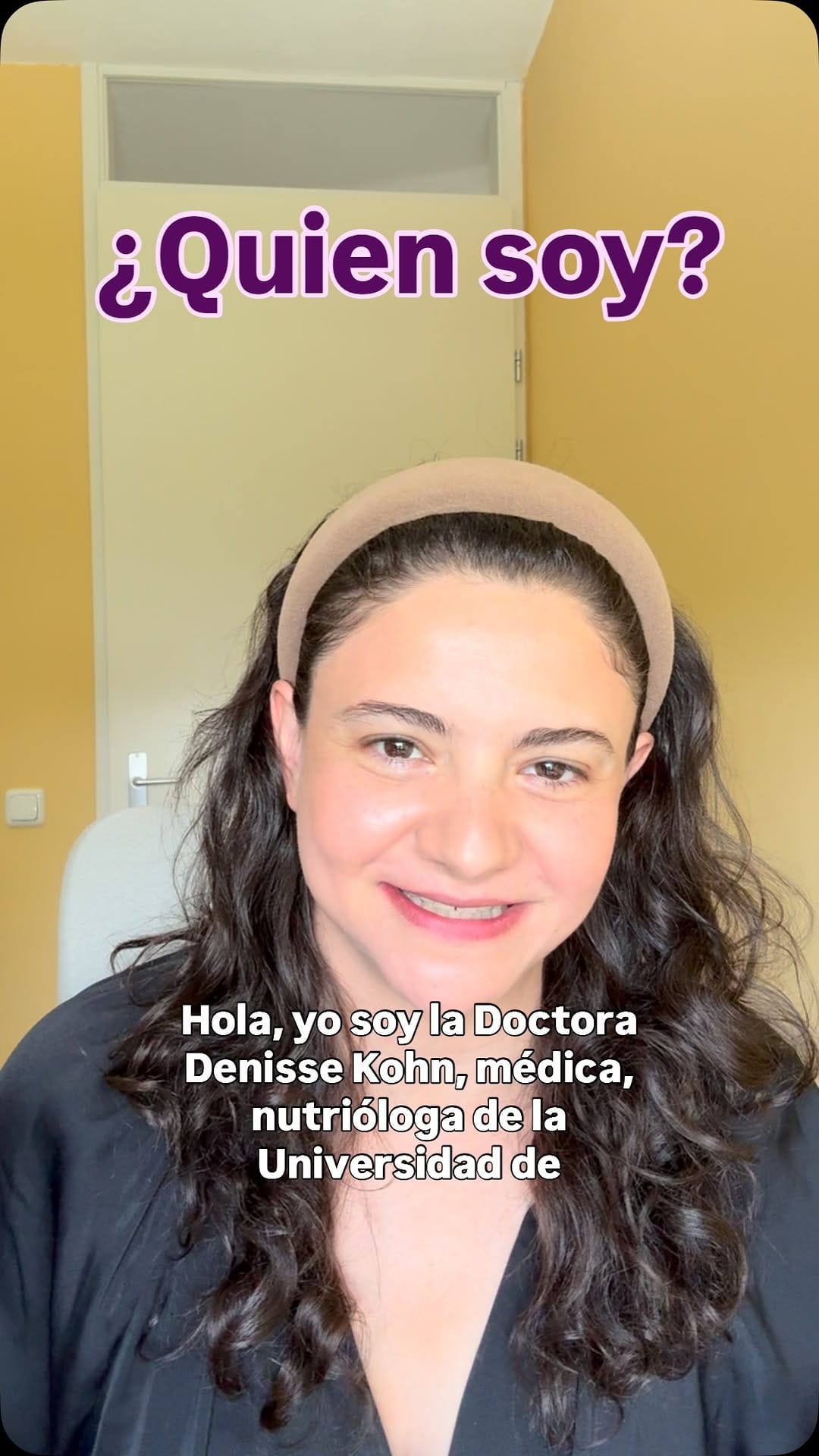 Post 10 by Dra. Denisse Kohn on Instagram (video)