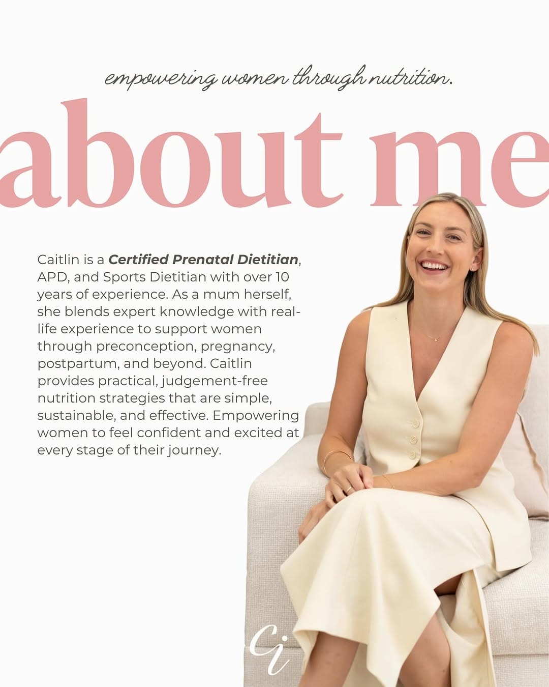 Post 10 by Caitlin Ireland | Certified Prenatal + Women’s Health Dietitian on Instagram (image)