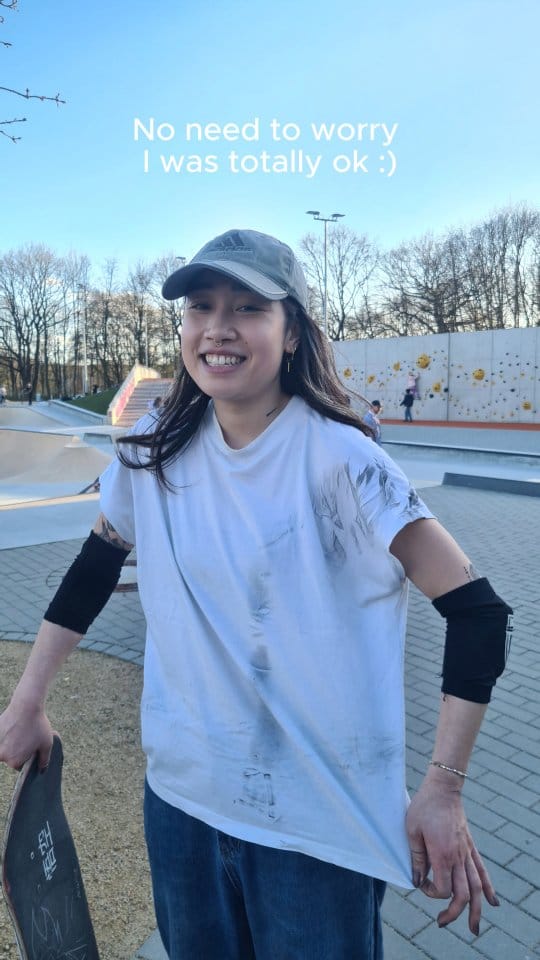 Post 3 by Dani Tran | Skateboarding on Instagram (video)