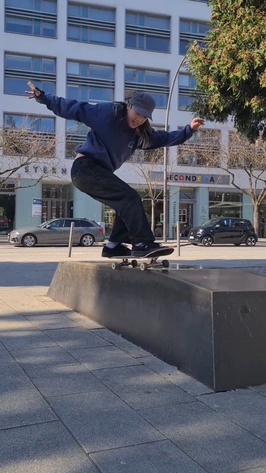 Post 2 by Dani Tran | Skateboarding on Instagram (video)