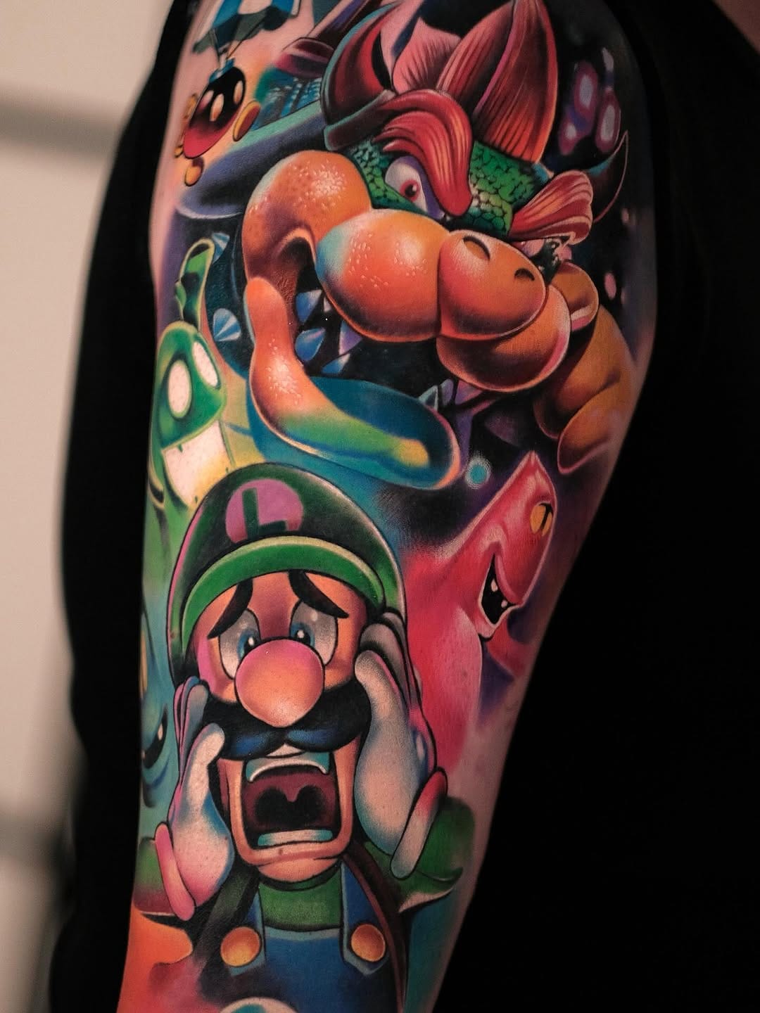 Post 1 by Silvia ~ colorful tattoos on Instagram (carousel)
