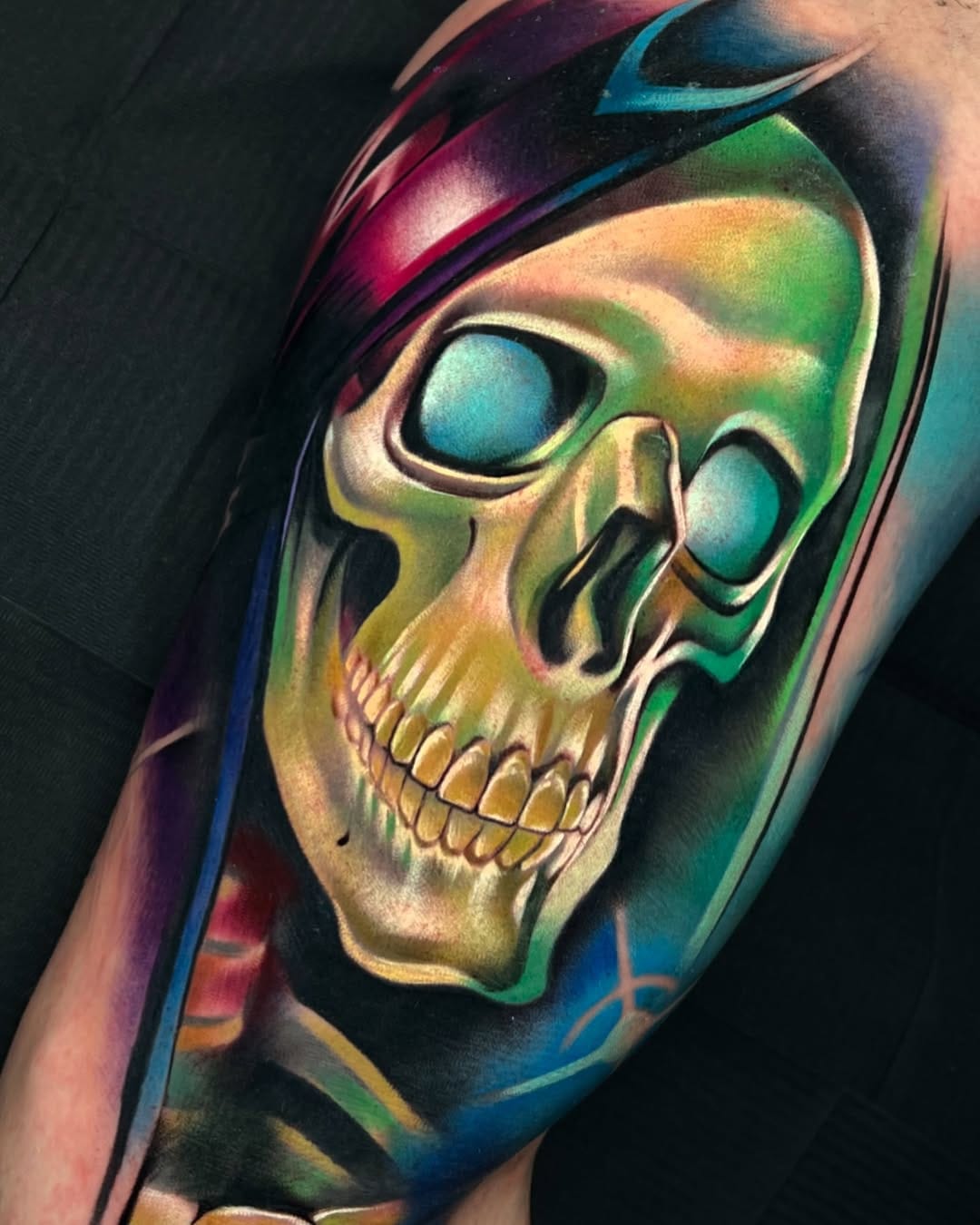 Post 10 by Silvia ~ colorful tattoos on Instagram (carousel)