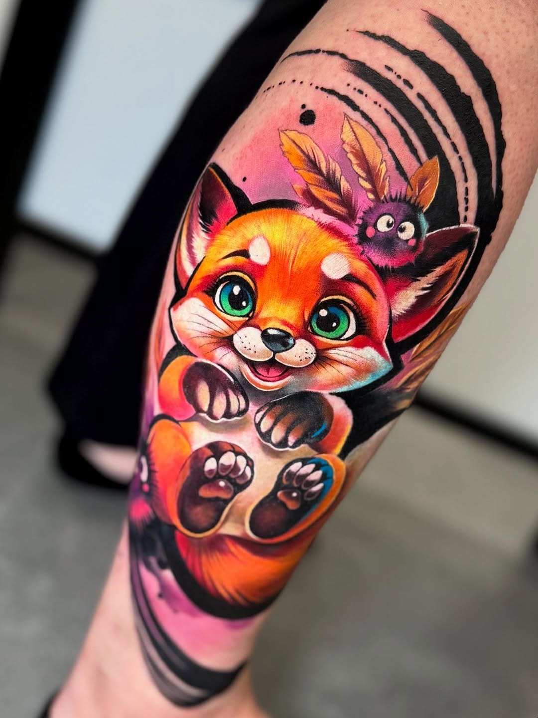 Post 4 by Silvia ~ colorful tattoos on Instagram (carousel)