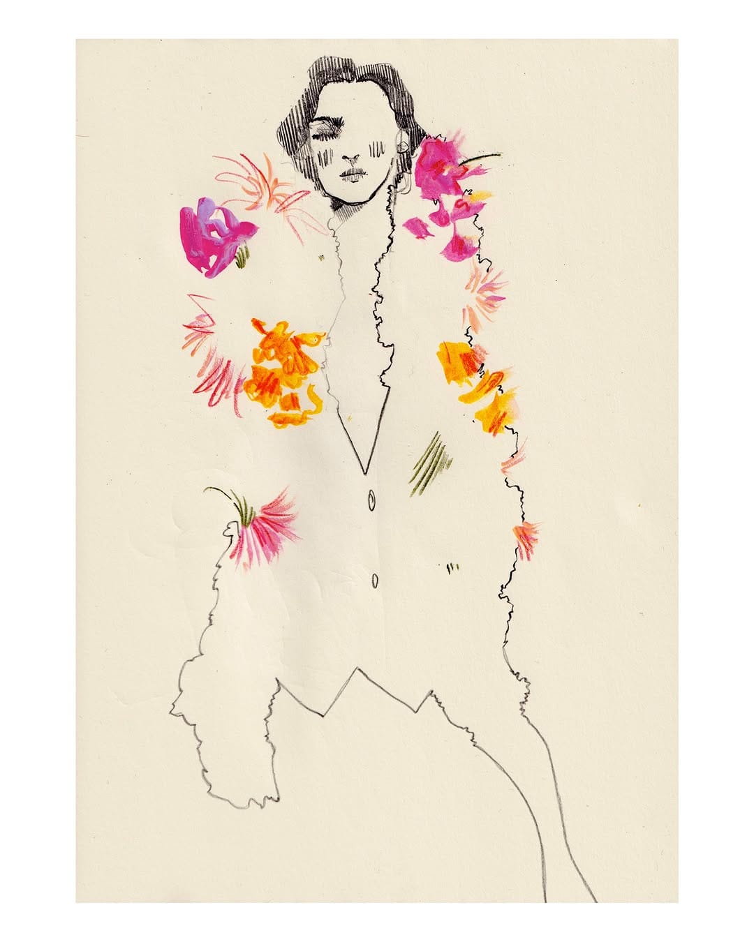 Post 1 by Scott W Mason • London Fashion Illustrator on Instagram (carousel)