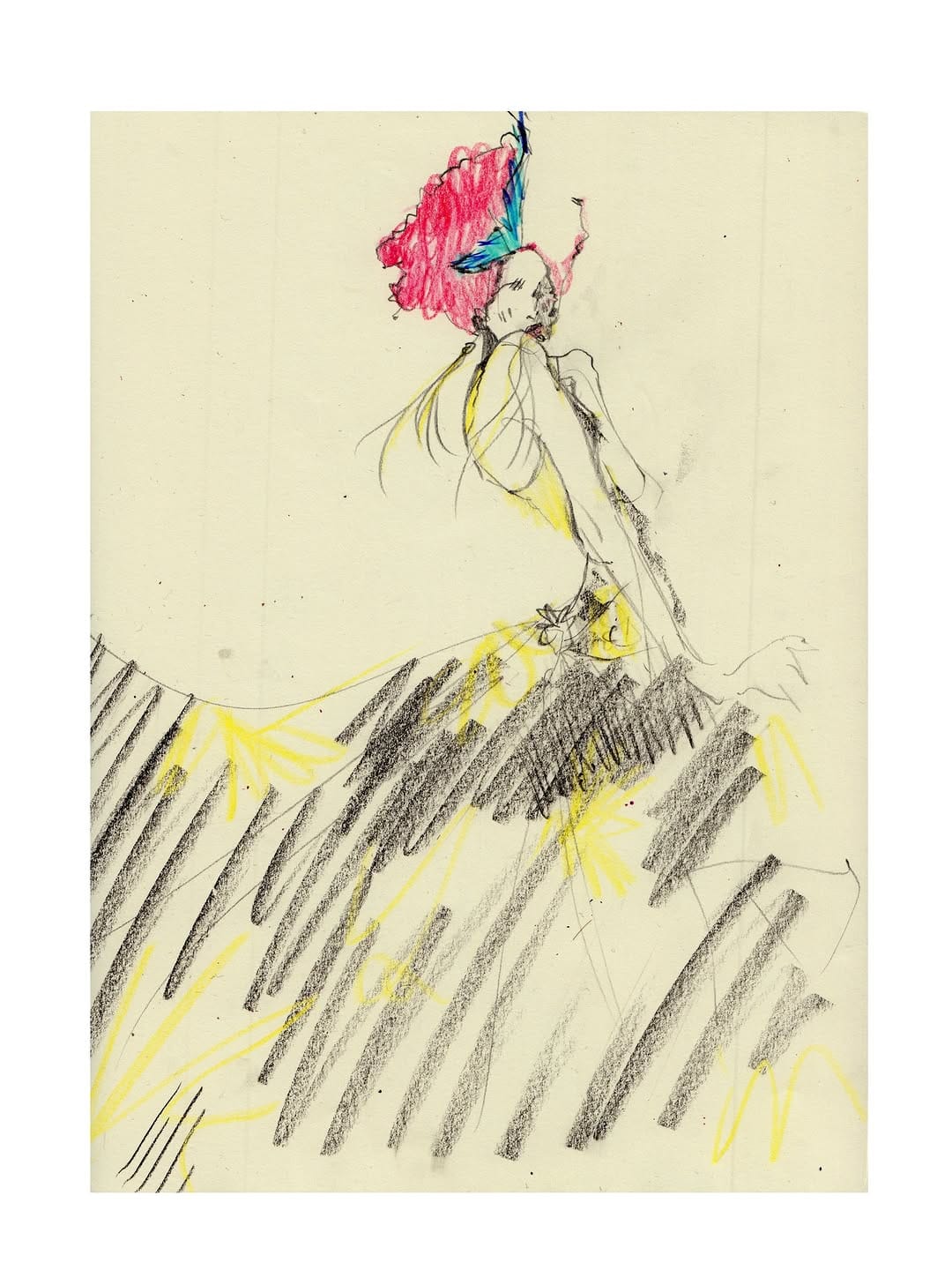 Post 6 by Scott W Mason • London Fashion Illustrator on Instagram (carousel)