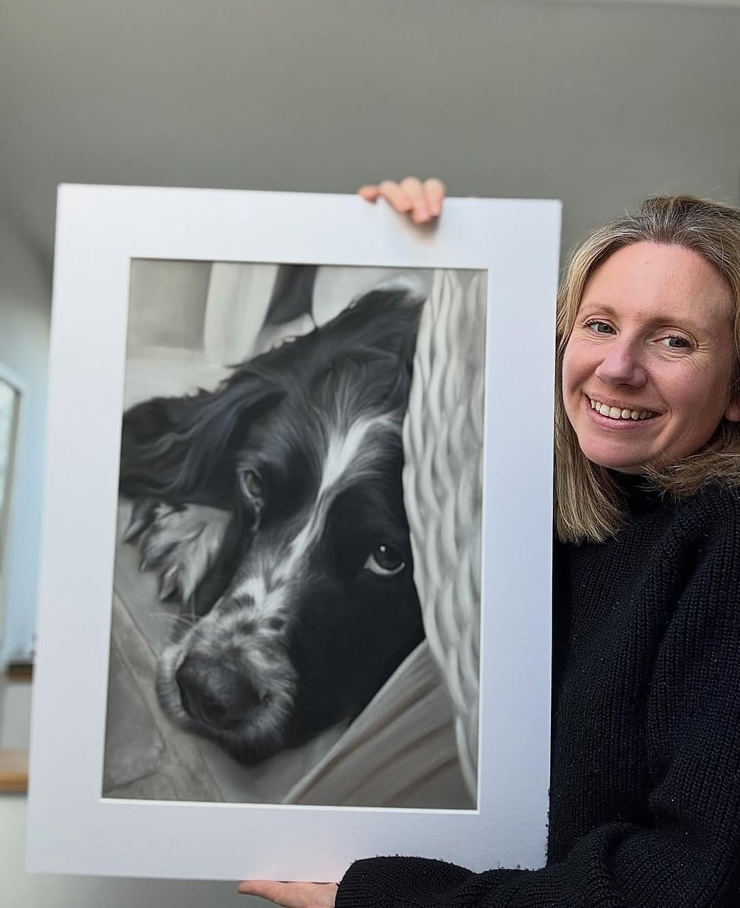 Post 8 by Amy Mckimm Pet Portrait Artist on Instagram (image)