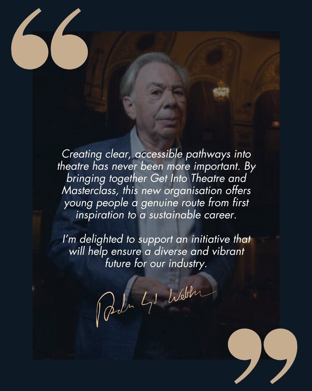 Post 6 by Get Into Theatre on Instagram (image)