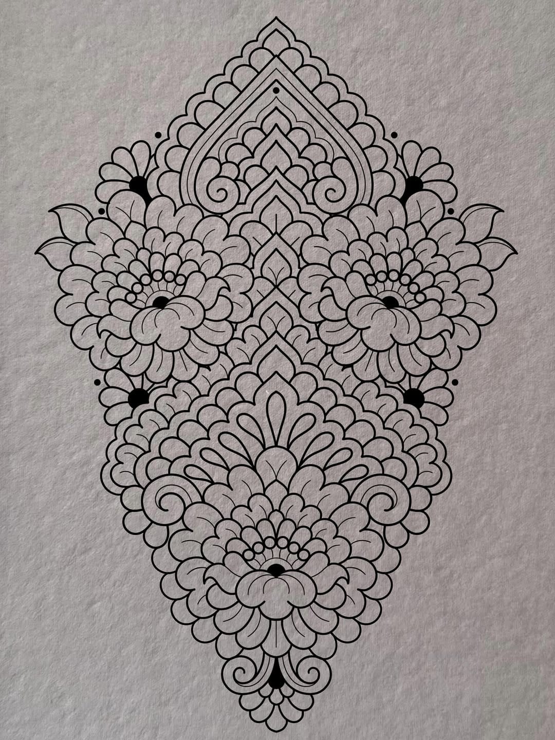 Post 1 by ꕥ Ornamental | Blackwork | Floral ꕥ on Instagram (carousel)