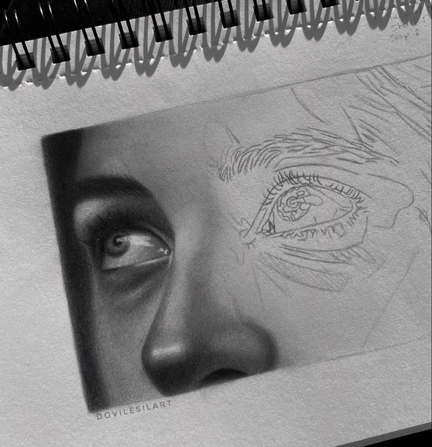 Post 6 by Dovile | Graphite Drawings on Instagram (image)