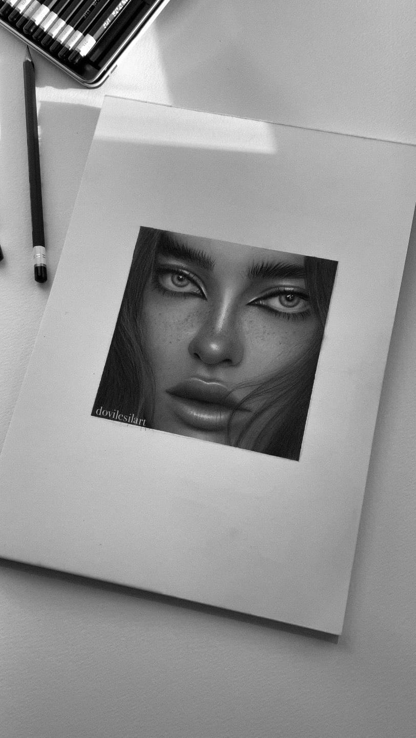 Post 7 by Dovile | Graphite Drawings on Instagram (video)