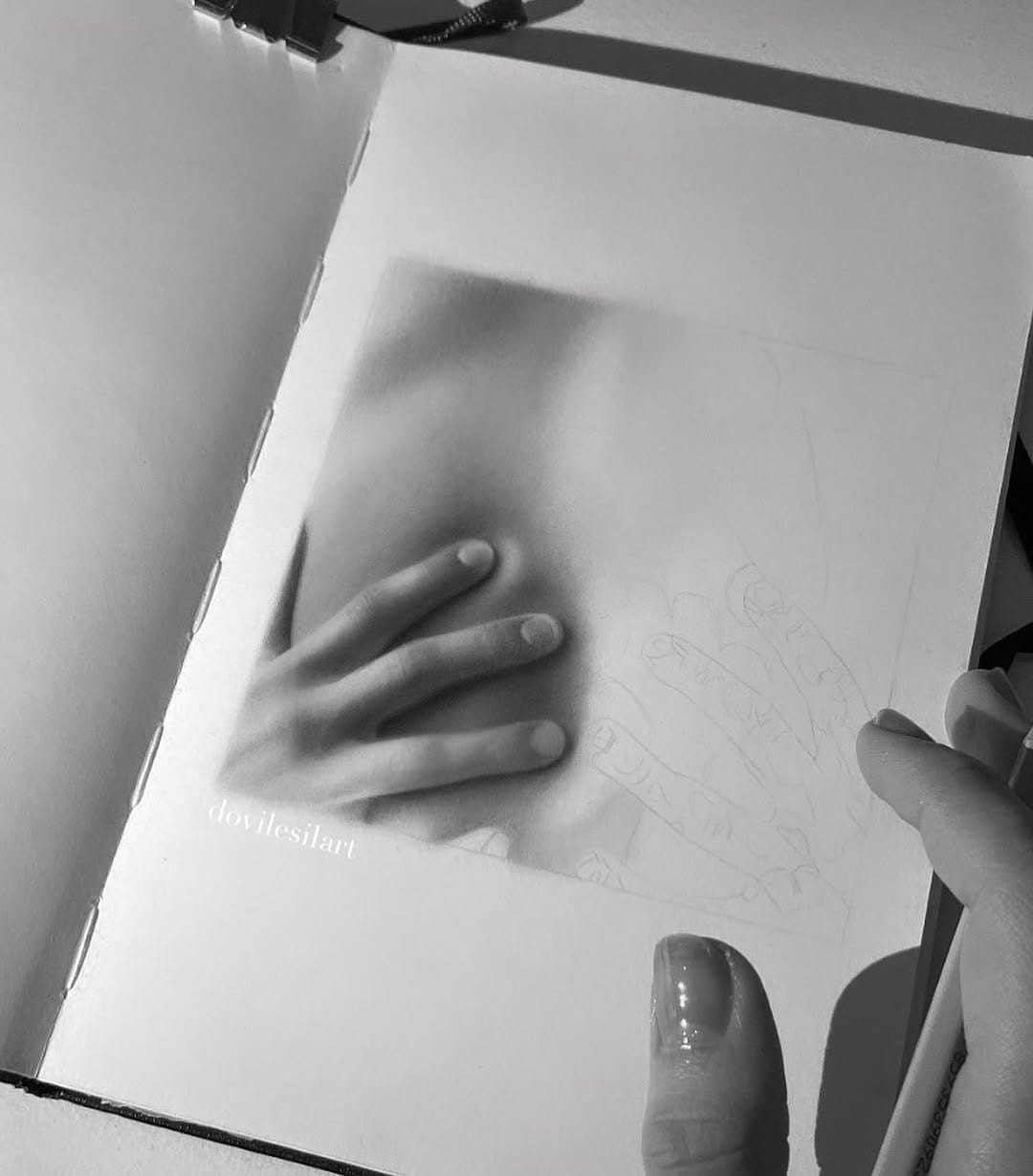 Post 1 by Dovile | Graphite Drawings on Instagram (carousel)