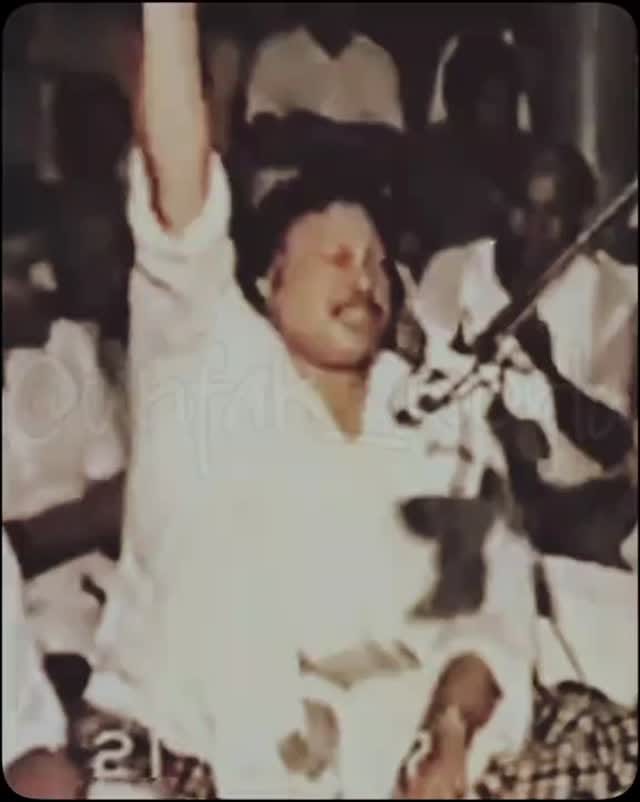 Post 7 by Ustad Nusrat Fateh Ali Khan FC on Instagram (video)