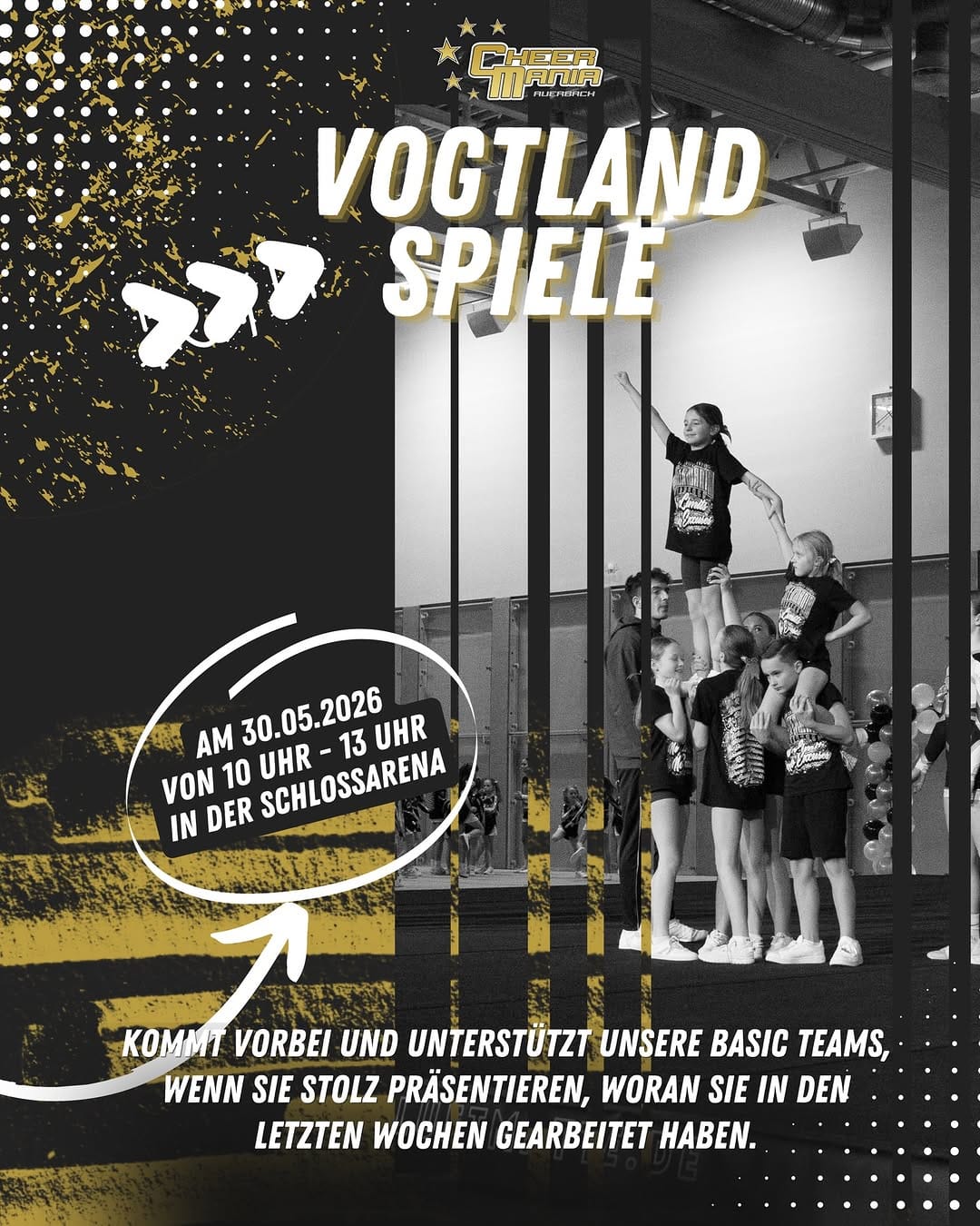 Post 2 by CheerMANIA Auerbach on Instagram (image)