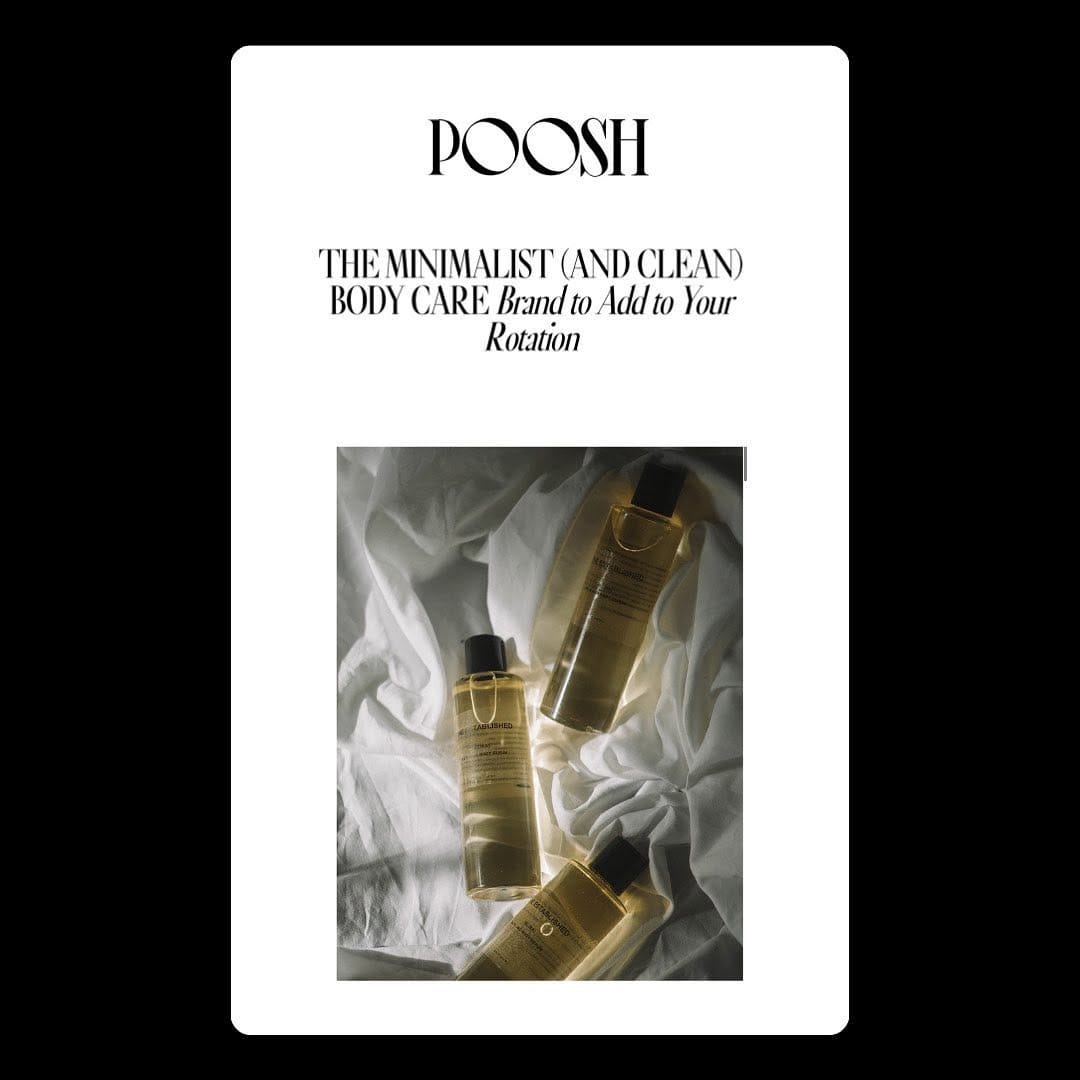 Post 9 by THE ESTABLISHED | Vegan Essentials for Everyday Body Care Gripes on Instagram (carousel)