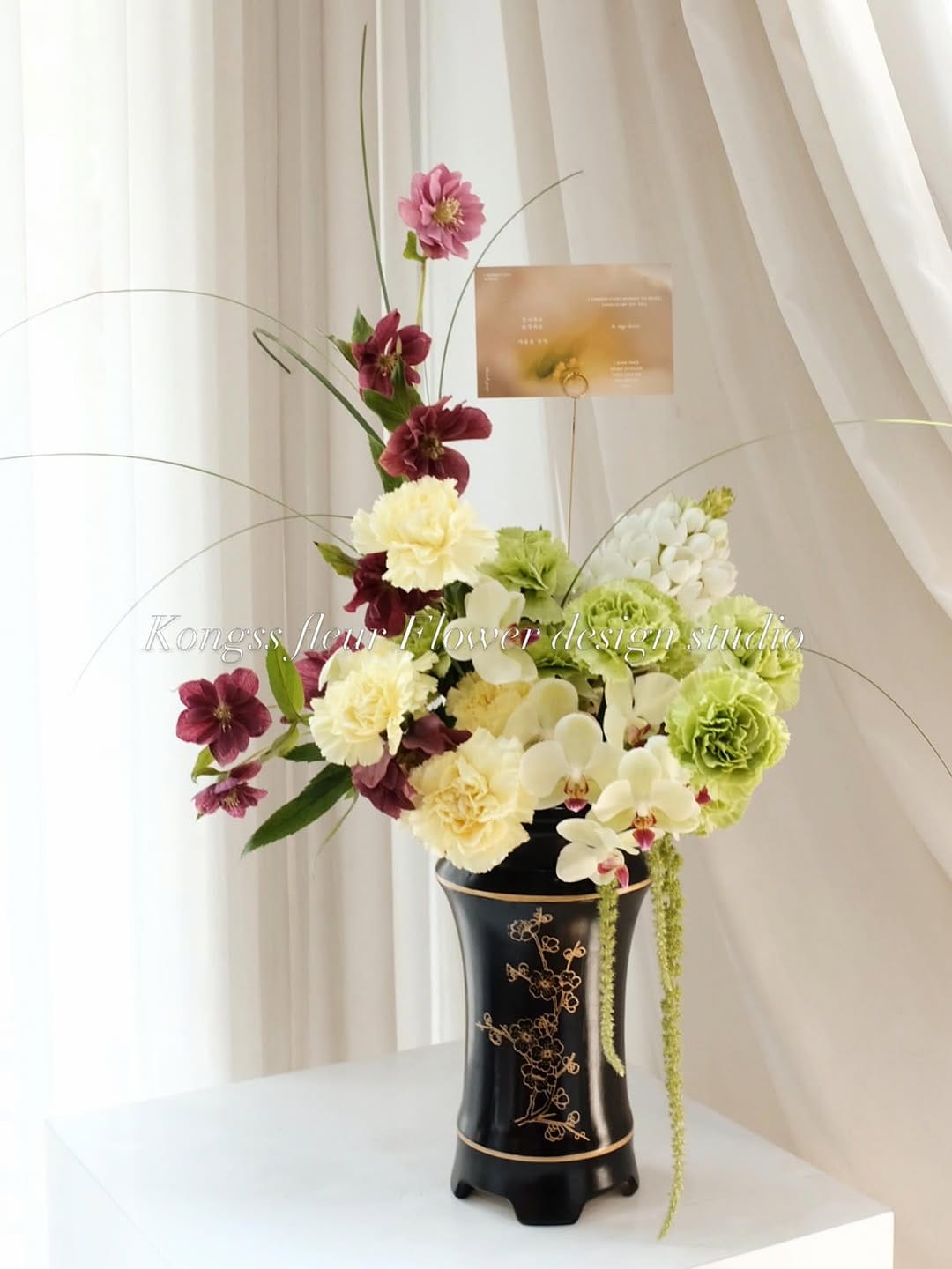 Post 5 by 콩쓰플레르 Florist yejinkong • 인천구월동꽃집 웨딩부케 플라워디렉팅 플라워레슨 on Instagram (image)