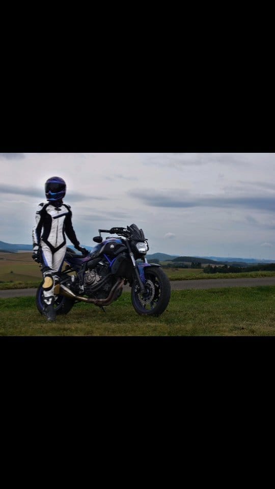 Post 10 by Cathi - Bikergirl - Yamaha MT07 on Instagram (video)