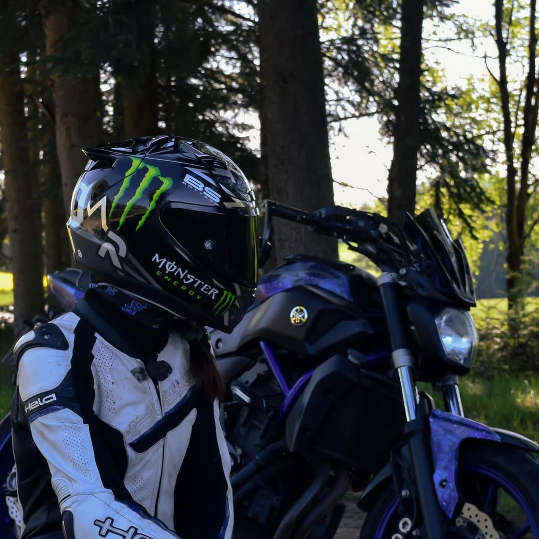 Post 4 by Cathi - Bikergirl - Yamaha MT07 on Instagram (carousel)
