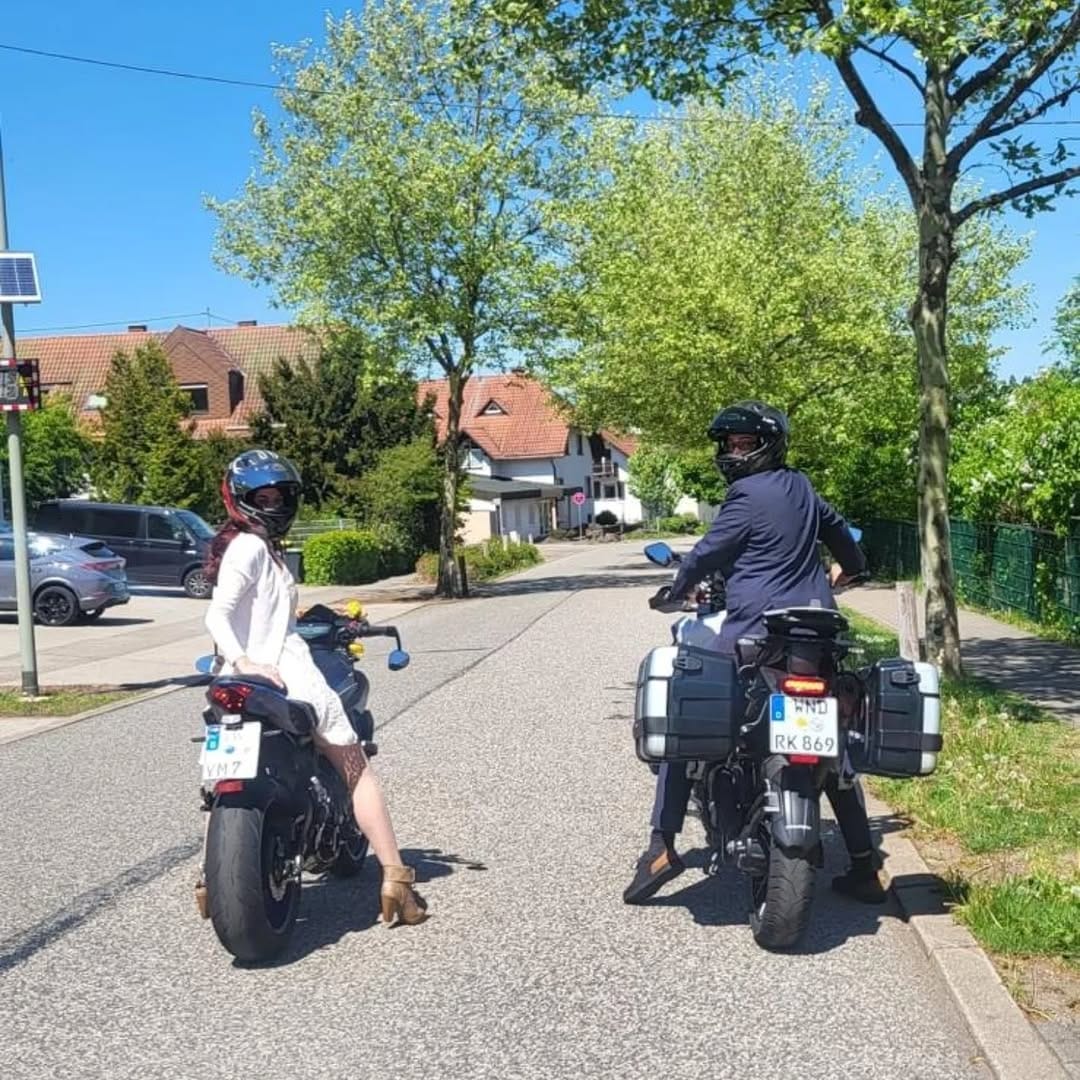 Post 9 by Cathi - Bikergirl - Yamaha MT07 on Instagram (carousel)