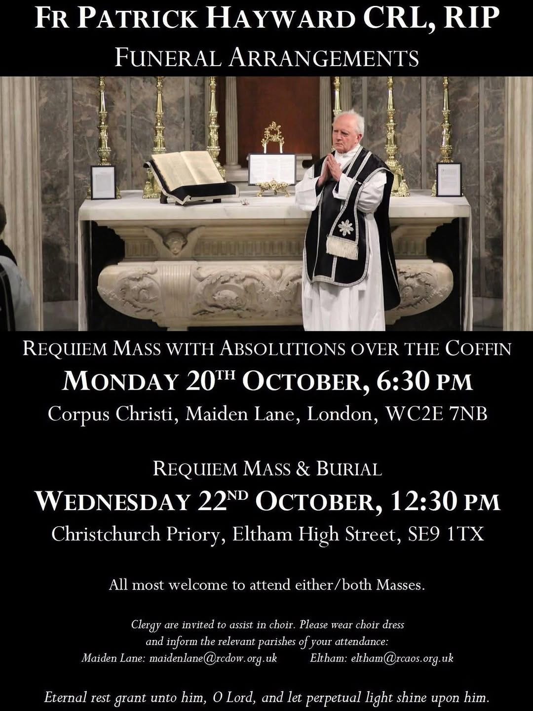 Post 9 by Latin Mass Society on Instagram (image)