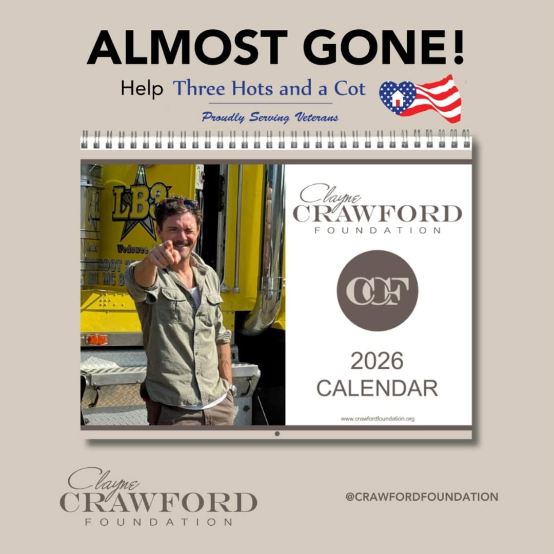 Post 9 by Clayne Crawford Foundation on Instagram (image)
