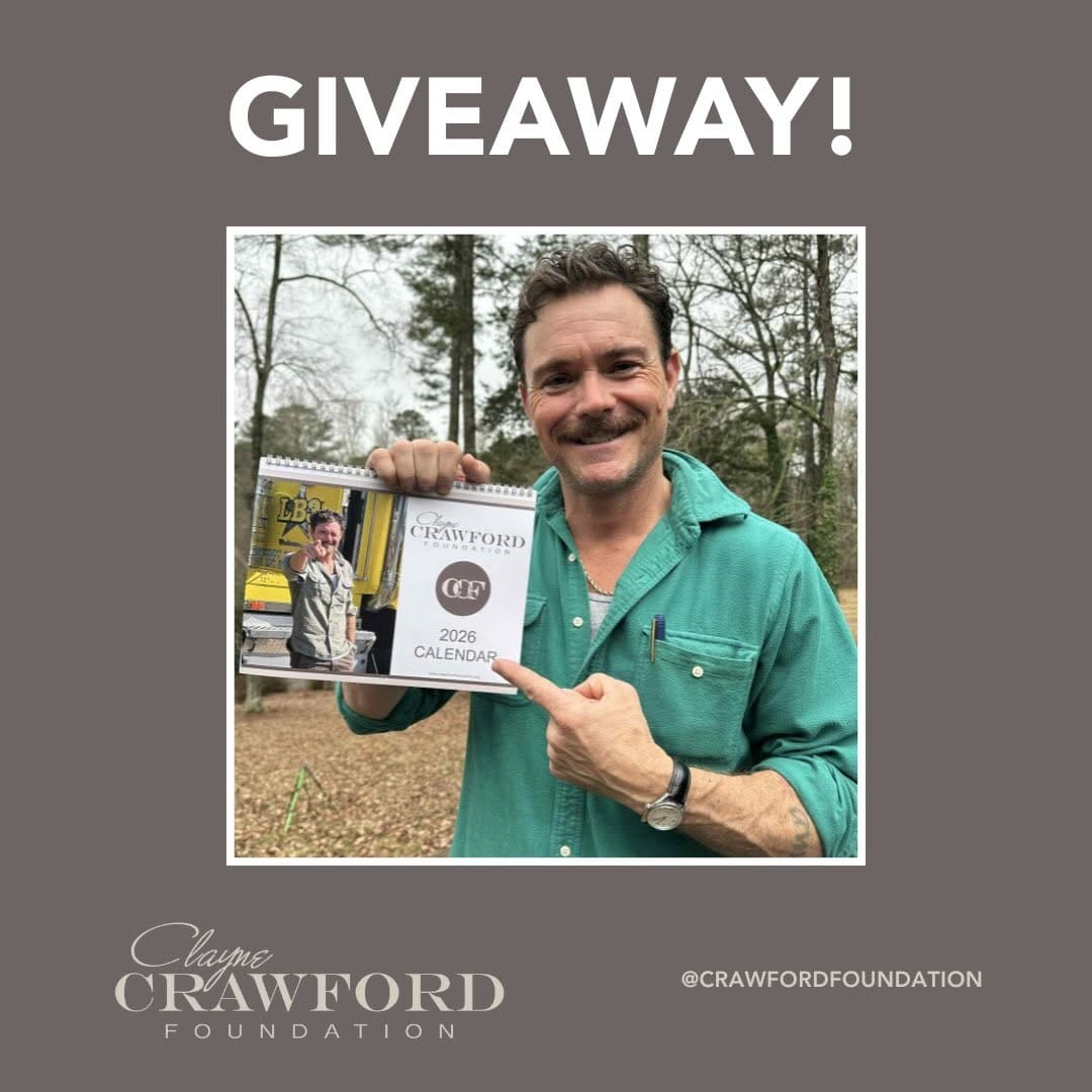 Post 8 by Clayne Crawford Foundation on Instagram (image)