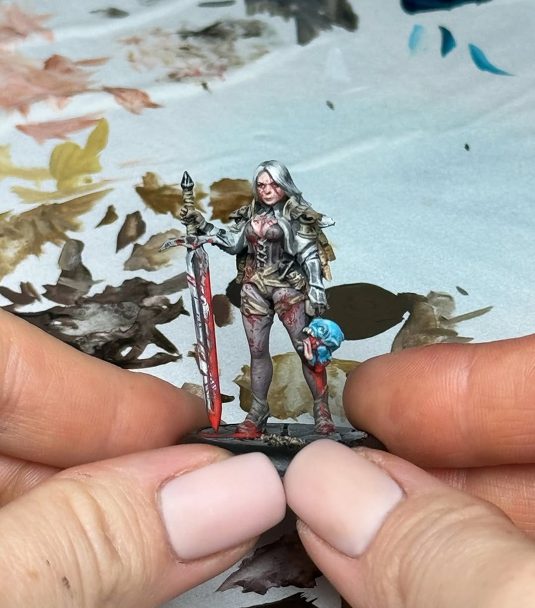 Post 2 by Miniature painter on Instagram (image)