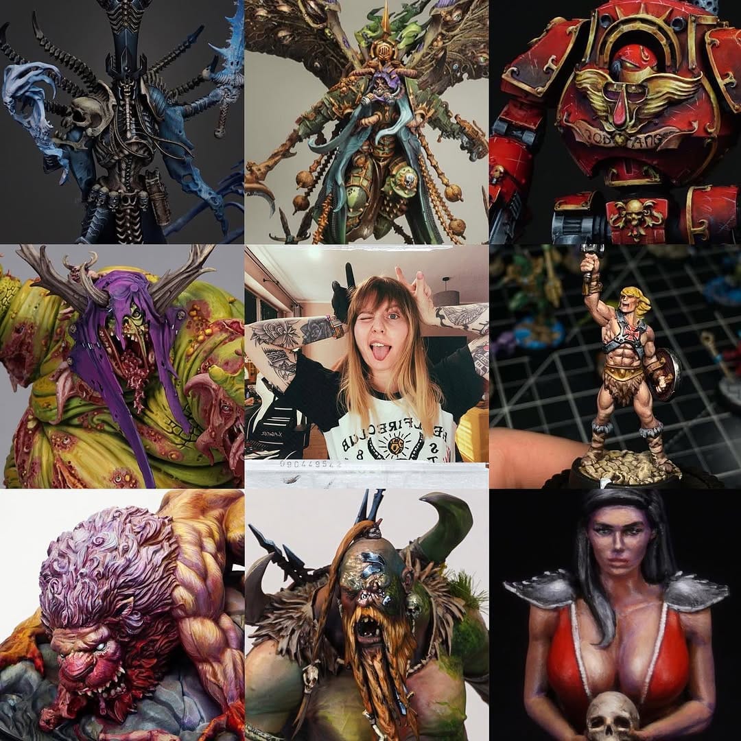 Post 8 by Miniature painter on Instagram (image)