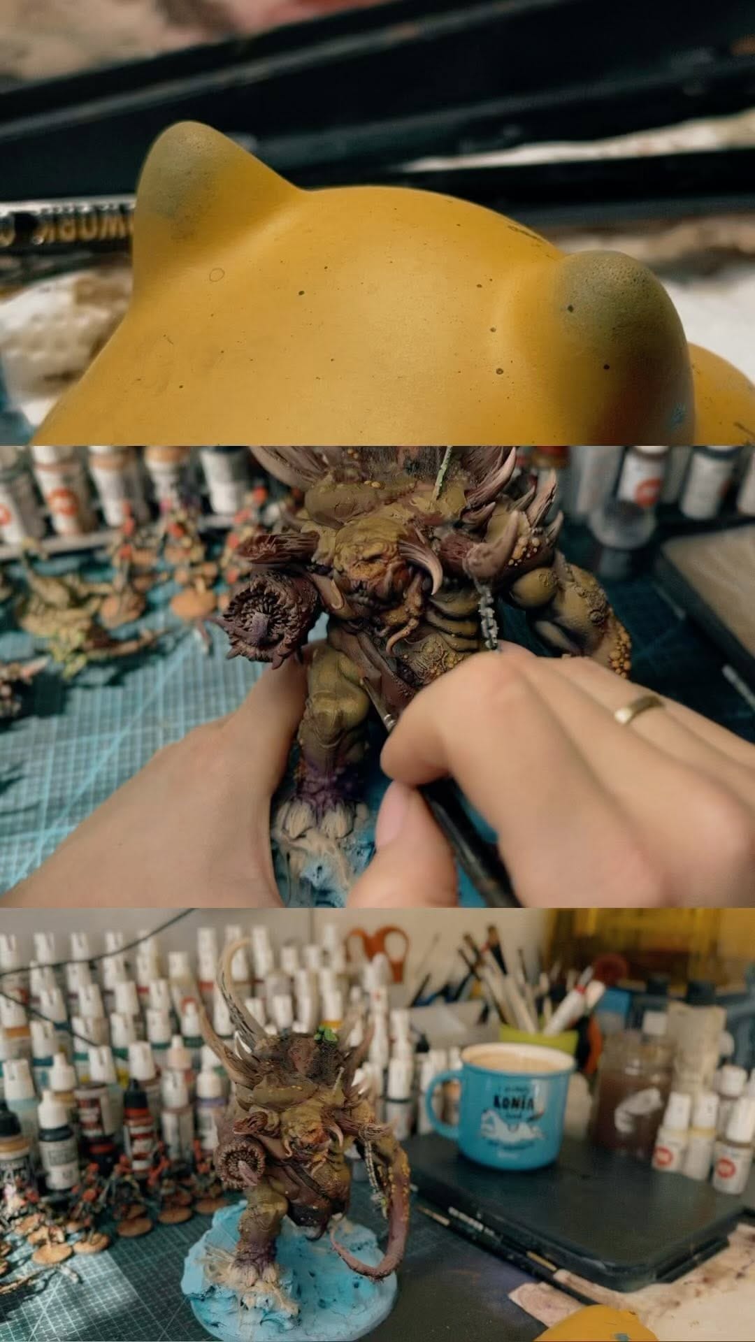 Post 5 by Miniature painter on Instagram (video)