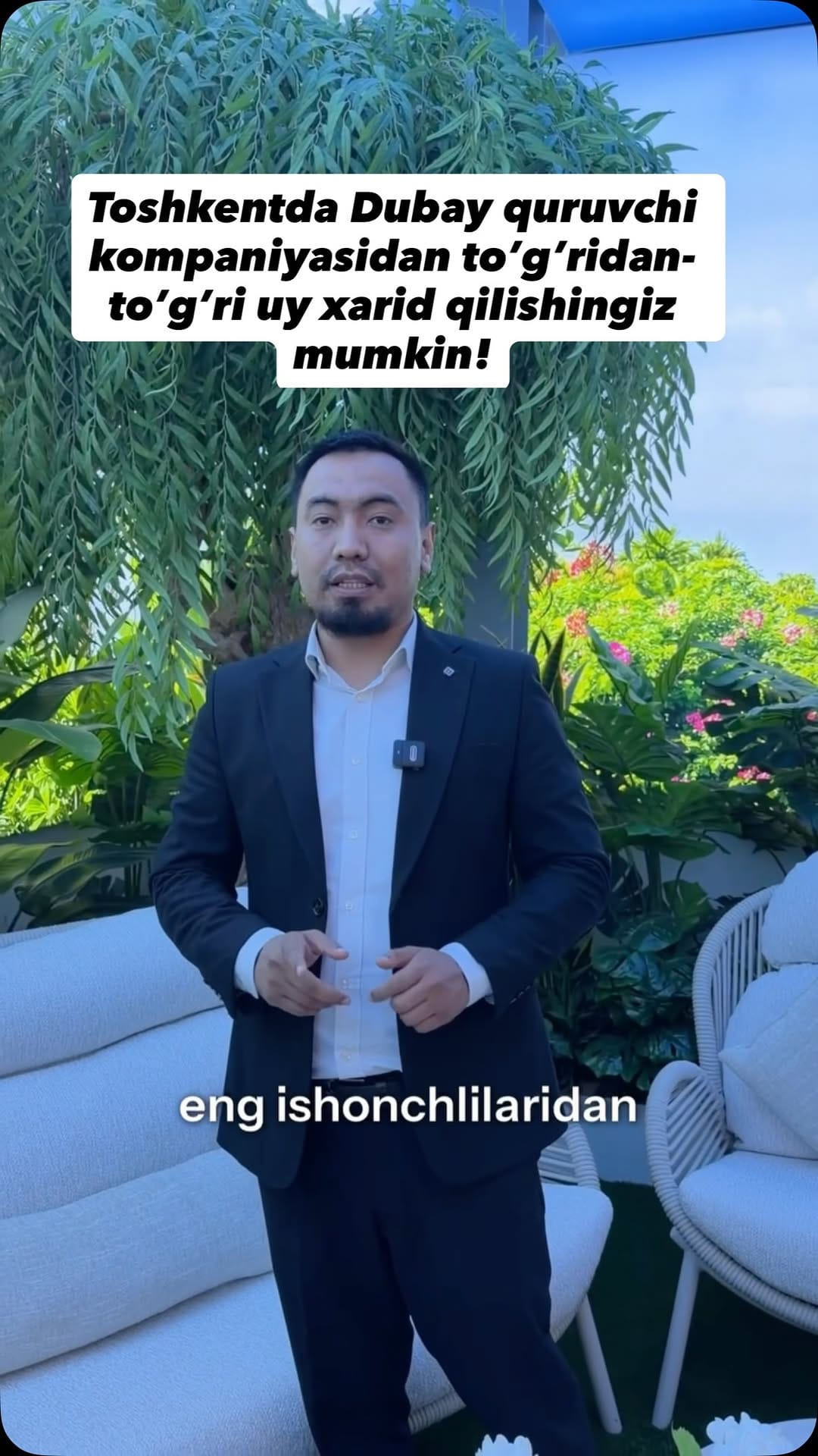 Post 10 by Jumanazar Khushbakov - Dubay Ko’chmas Mulk Agenti on Instagram (video)