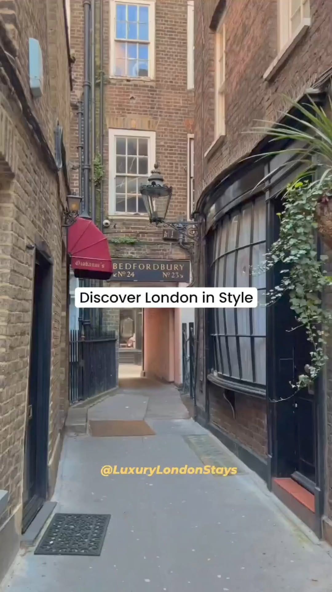 Post 5 by LUXURY LONDON STAYS on Instagram (video)