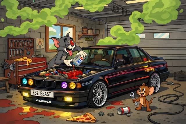 Post 1 by Bmw e32 Cla$$iC on Instagram (video)