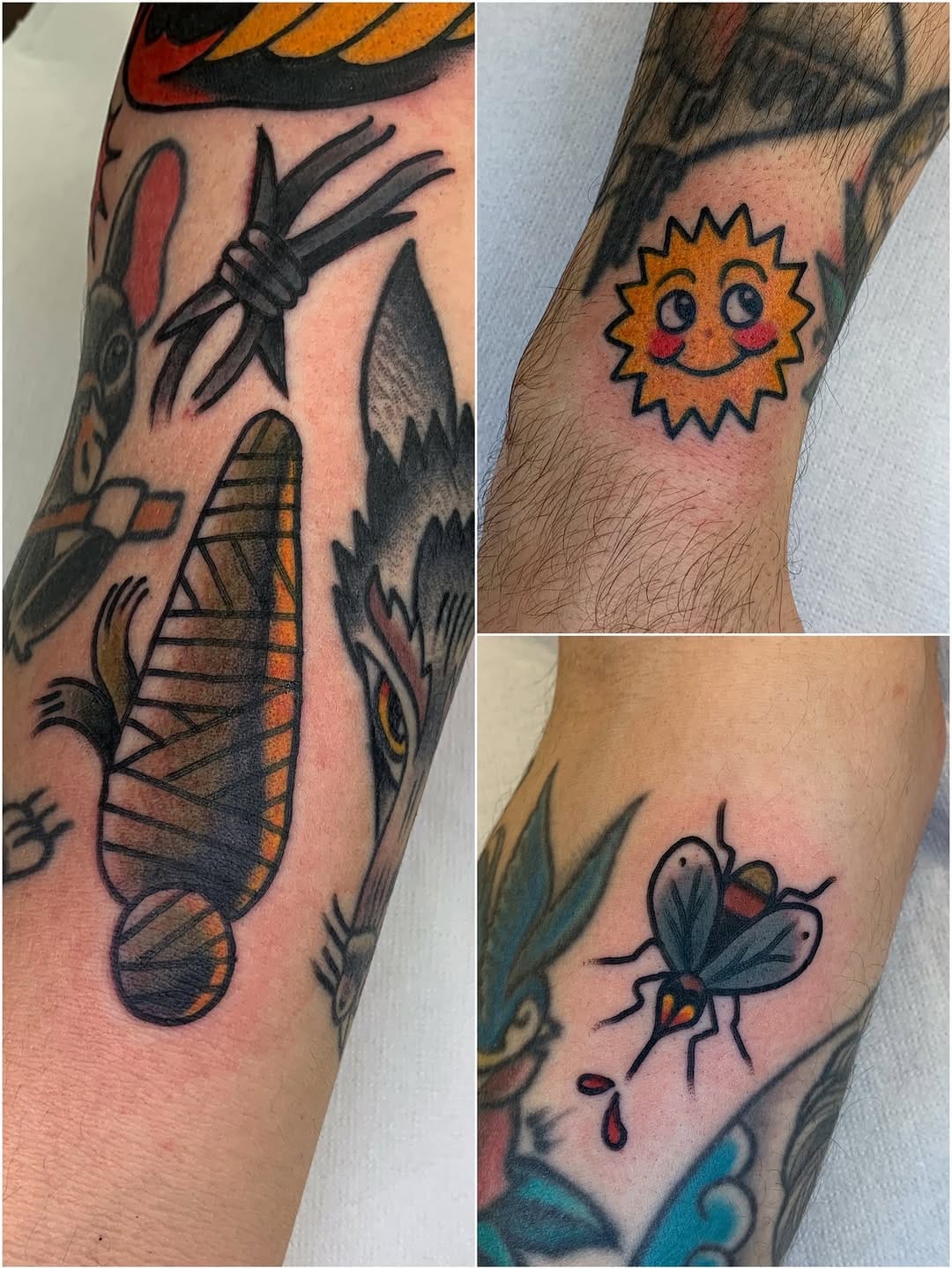 Post 4 by LONNER • TRADITIONAL TATTOO BERLIN on Instagram (carousel)
