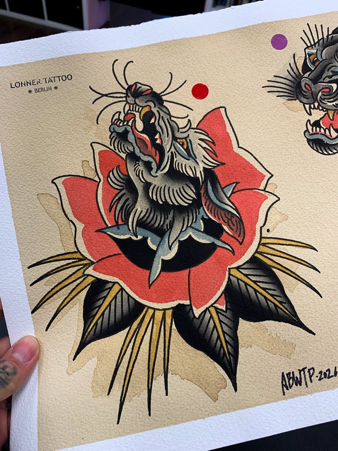 Post 6 by LONNER • TRADITIONAL TATTOO BERLIN on Instagram (image)